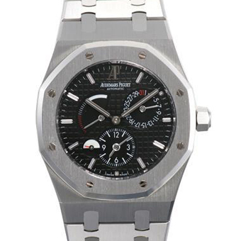 AUDEMARS PIGUET オーデマピゲ ロイヤルオーク コピー 26120ST.OO.1220ST.03 デュアルタイム ブラック